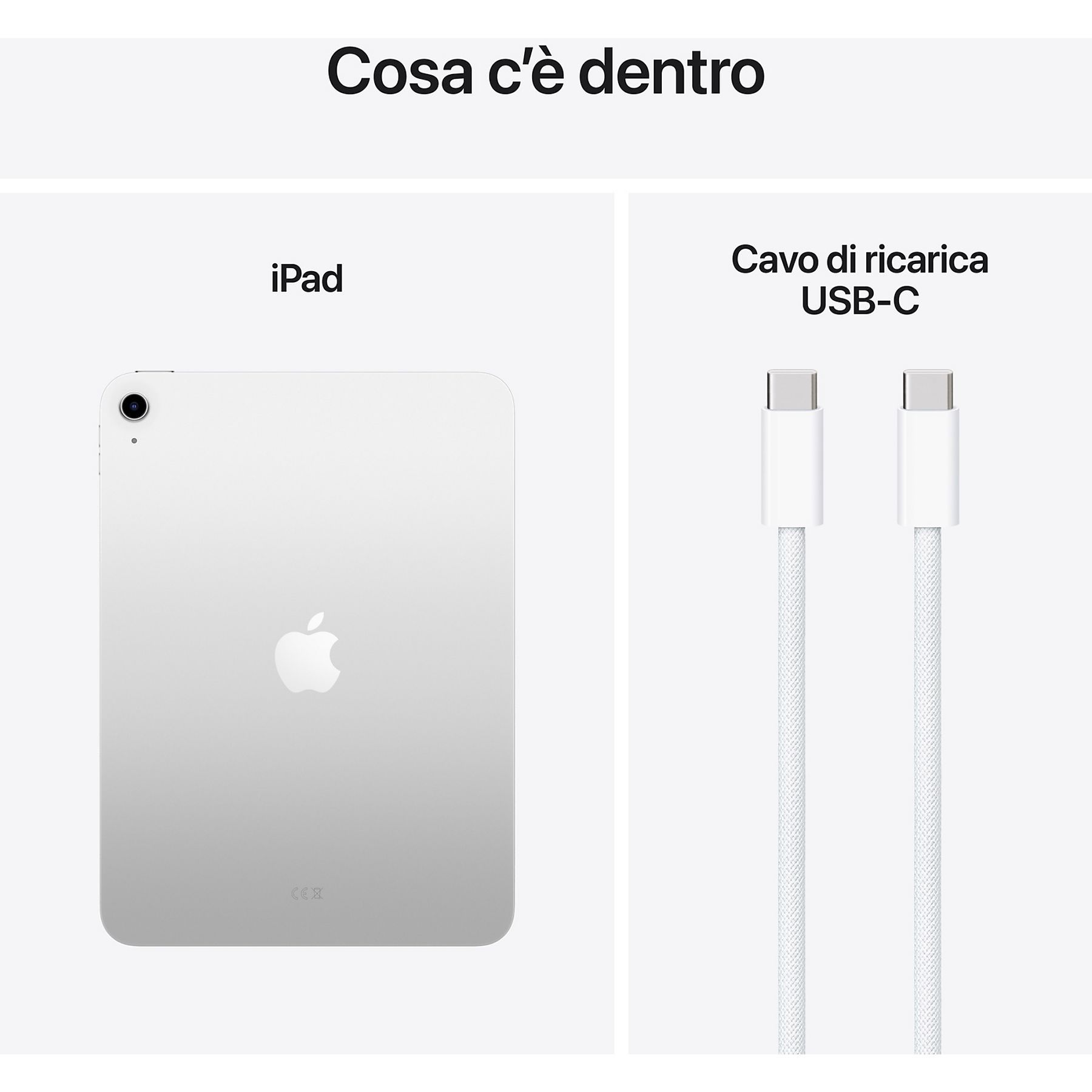 Apple iPad 2025 11ª Gen 11" 128GB Argento - immagine 2